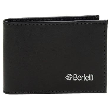 Imagem de Carteira Slim Casual Masculina Lisa Com Porta Cartões E Repartições