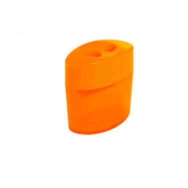 Imagem de Apontador Oval Duplo Laranja
