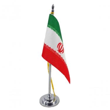 Imagem de Mini Bandeira De Mesa Da Irã 15 Cm Poliéster