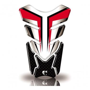 Imagem de Protetor De Tanque Adesivo Moto Cg Twister Cb Factor Fazer Gsx-s Vermelho Color Vermelho