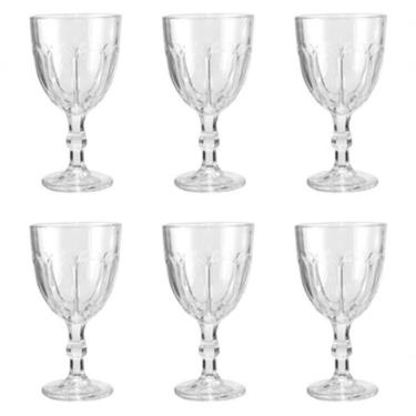 Imagem de Taças Goblet Vidro 310ml - Elegância E Versatilidade - 6 Unidades