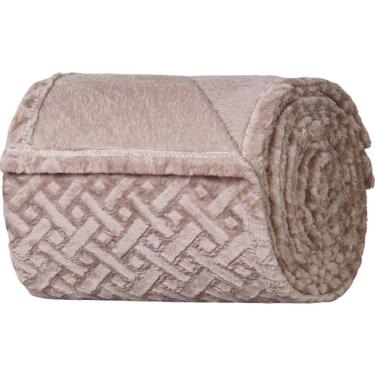 Imagem de Manta Casal Brushed New Microfibra Flannel 100% Poliéster 180x230 Funghi