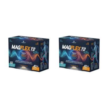Imagem de Kit 02 Suplemento Magflex T2 Ultra 60Cps - La San Day
