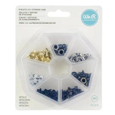 Imagem de Estojo de Ilhóses Eyelets Wer Memory 140 Pçs Metálicos - WE R MEMORY