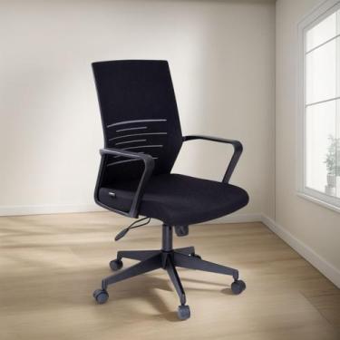 Imagem de Cadeira Office Matarazzo Maxprint: Conforto Ergonômico C/ Encosto Tela