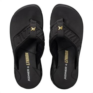 Imagem de Chinelo Kenner Collab L7 Rakka Elite Masculino (Preto, BR, Adulto, Numérico, 38)