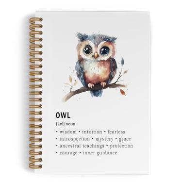 Imagem de QLMX 538-book-SE-owl Produtos de escritório, material escolar, papel, cadernos e blocos de escrita, cadernos em espiral