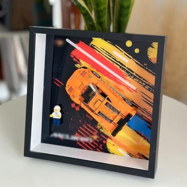 Imagem de iLuane Painel De Exposição Para Lego Speed Champions Mclaren F1 Lm 76918, Suporte Parede Colecionável Adultos, Decoração Casa Ou Escritório (Carro Não Incluso)