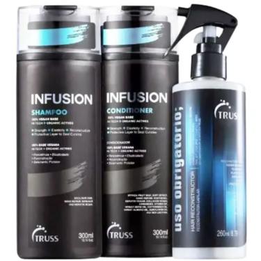 Imagem de Truss Infusion Shampoo e Condicionador 300ml + Reconstrutor Uso Obrigatório