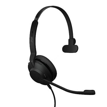 Imagem de Jabra Fone de ouvido com fio Evolve2 30 SE (versão 2025) com microfone para trabalho – Fone de ouvido para computador – novo cabo USB-A e USB-C – Funciona com todas as plataformas de reunião online