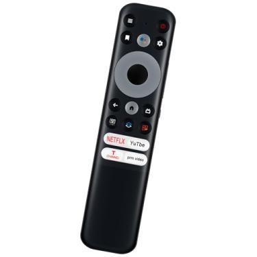 Imagem de Substituição RC902N FMR1 Controle remoto de voz para TCL Mini-LED QLED 4K UHD Smart Google TV 75R646 65R646 55R646 75S546 65S546 55S546 50S546 43S446 50S446 55S446 446 6 5S446 75S446 85S446 98R754