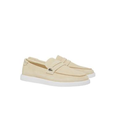 Imagem de Lacoste Tênis masculino Cochet Loafer, Amarelo claro e branco, 44