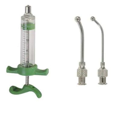 Imagem de Kit Profissional Alimentar Filhotes Pássaros Seringa 20ml - Agrovet Eq