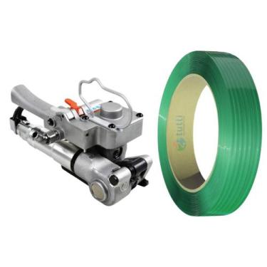 Imagem de Arqueador Pneumático 3 em 1 mais Fita PET 16mm  Estica, Corta e Sela S