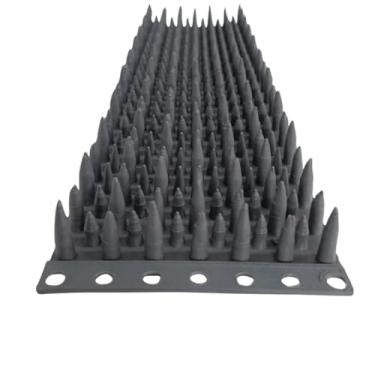 Imagem de Espícula Cinza Escuro Espanta Pombos Gatos Espinhos Muro Ar (Cinza Escuro 21)