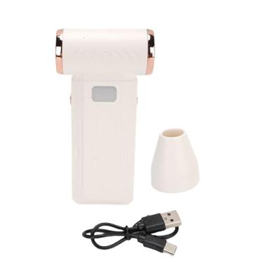 Imagem de Asixxsix Espanador de ar elétrico, 5 velocidades 8000mAh Bateria recarregável Espanador de ar comprimido, Mini soprador de ar para carros, PC, teclado, casa, exterior (Branco)