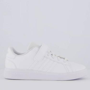 Imagem de Tênis Adidas Grand Court 2.0 3S Infantil Branco, 29