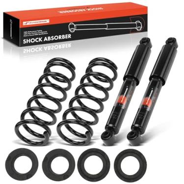 Imagem de A-Premium Kit De Conversão Par Traseiro (2) Molas Pneumáticas Para Bobinas Compatível Com Nissan Armada 2005-2015 E Infiniti Qx56 2004-2010, Tração Traseira, Lado Do Motorista Passageiro, Substituiç