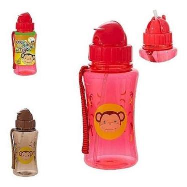 Imagem de Garrafinha de água infantil squeeze bico de silicone meus melhores ami