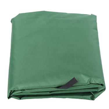 Imagem de Taruor Cobertura de assento de rede poliéster impermeável 150 x 50 x 10 cm para cadeiras balanço jardim e pátio (verde)