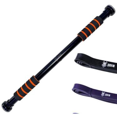 Imagem de Barra Para Porta + Super Band 3 Intensidades Treino Odin Fit