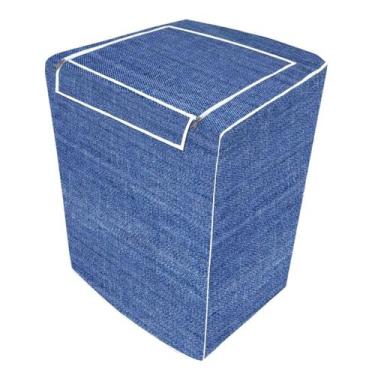 Imagem de Capa Maquina de Lavar Abertura Superior Jeans - M - Vida Pratika