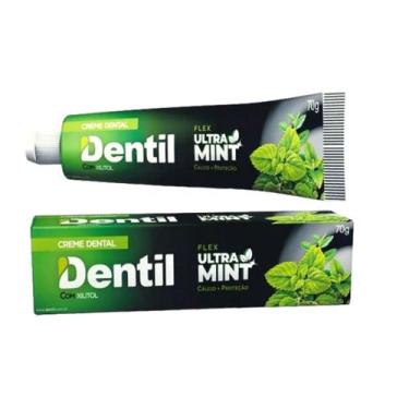 Imagem de Creme Dental Dentil Ultra Mint Com Xilitol Sem Flúor Menta