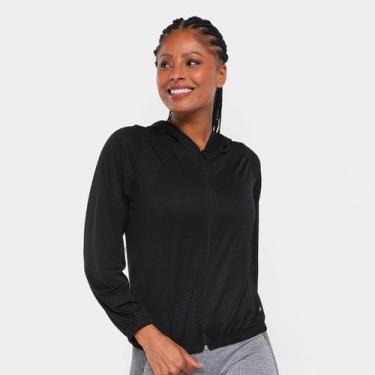 Imagem de Jaqueta Corta Vento Trifil com Capuz Feminina, Preto, P