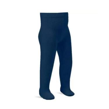 Imagem de Meia Calça Infantil Fio 80 Algodão Inverno Rikam 1008, Marinho, RN