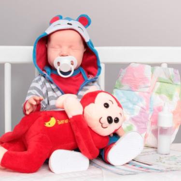 Imagem de Bebê Reborn Roupinha Macaquinho com Pelúcia + itens - Cegonha Reborn D