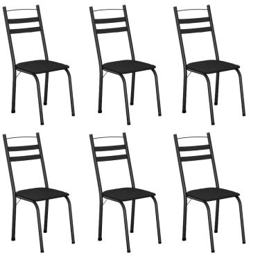 Imagem de Conjunto Com 6 Cadeiras Leia Artefamol