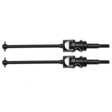 Imagem de simhoa 1 par de eixos de transmissão 1/10 eixos de transmissão 511466 RC acessórios automotivos de de metal substitui para Truggy