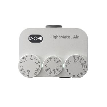 Imagem de LightMate AirPro Medidor de Luz Fotografia, Medidor de Exposição Digital Reflexivo Grande Angular de 35°, Bateria Recarregável 20H, Indicador de Exposição Retrô de 3 Mostradores, para Leica e Outras