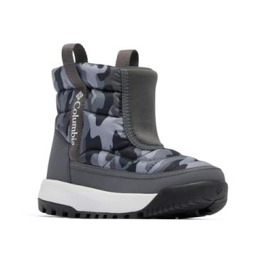 Imagem de Columbia Bota de caminhada unissex infantil Snowtrot Mid, Shark/Black Urban Camo, 17