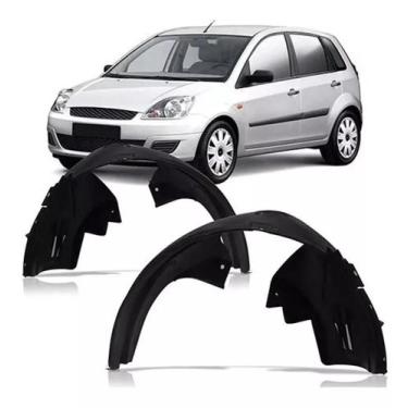 Imagem de Par Para Barro Dianteiro Ford Fiesta 2003 a 2007 Plástico Resistente -