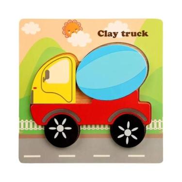 Imagem de Quebra-cabeças Educativos 3D De Madeira Para Crianças, Brinquedos De D