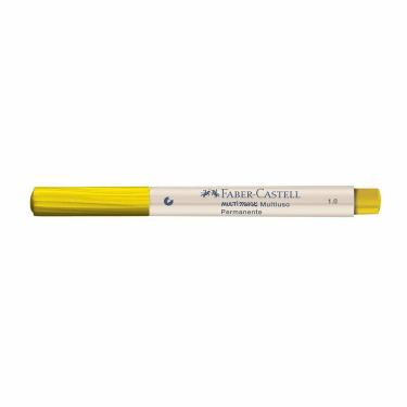 Imagem de Marcador permanente Multimark 1.0mm Amarelo Faber-Castell
