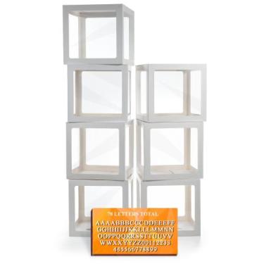 Imagem de Caixas de balões de decoração Ledido Clear Baby Shower com letras