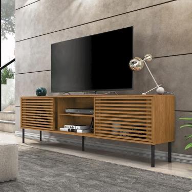 Imagem de Bancada Rack TV até 70 Polegadas  New Frizz  Marrom Caemmun