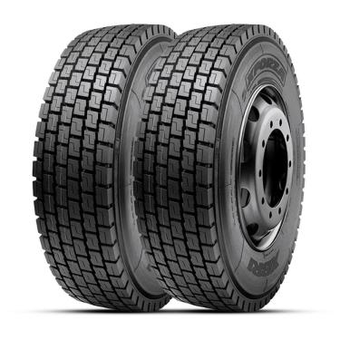 Imagem de Kit 2 Pneu Aro 22.5 295/80R22.5 Xbri Forza P1 152/149J 18PR