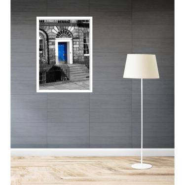Imagem de Quadro Decorativo New York Porta Azul - 70X50Cm