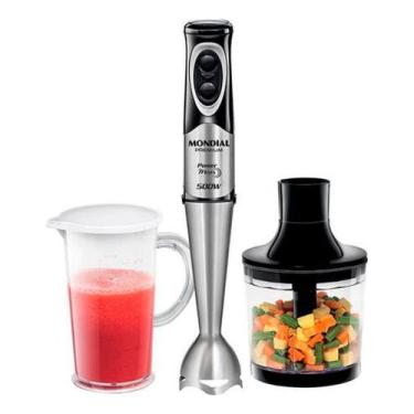 Imagem de Power Mixer Premium Mondial Preto/Inox 500W M-07, 110V