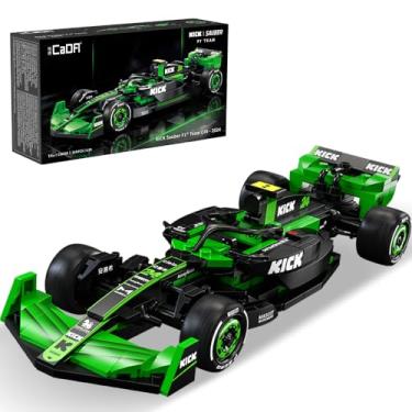 Imagem de CaDA C55032W Kick Sauber F1 Team C44 Racing Building Set,MOC 1:24 Racing Car Brick Kit,Collectible Display Model for Adults Home Decor（314 pcs）