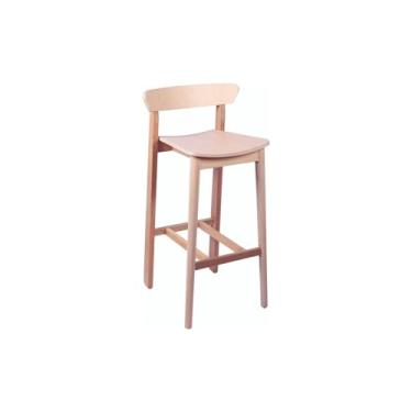 Imagem de Banqueta Tramontina Piazza Kyoto em Madeira Tauarí com Acabamento Verniz Incolor