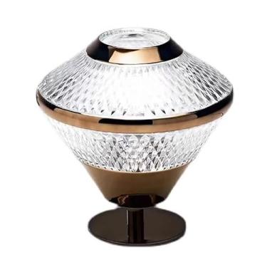 Imagem de Abajur de cabeceira Luminária de mesa para sala estar, estudo, quarto, cabeceira, luz noturna ambiente, decoração artística minimalista