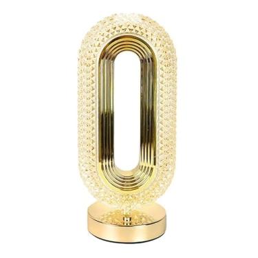 Imagem de Abajur de cabeceira Luminária de mesa para casamento, luz noturna, decoração quarto, presente, cama