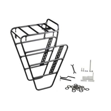 Imagem de Dynwave Suporte frontal para bicicleta, cesto de carga, universal, estável, fácil de instalar, bolsa, prateleira para bagagem, suporte para compras, passeios,