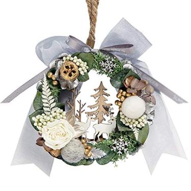 Imagem de WYUYIWH Flor artificial, guirlanda de flores eternas, caixa de presente de flores preservadas românticas preservadas, aniversário de rosa verdadeira, aniversário de melhor amiga, namorada, decoração