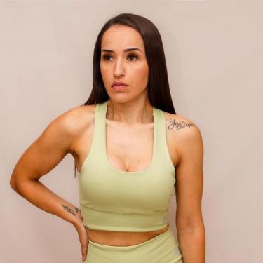 Imagem de Top Decote U Confort Treino Corrida - Alga - Conforto e Estilo para At
