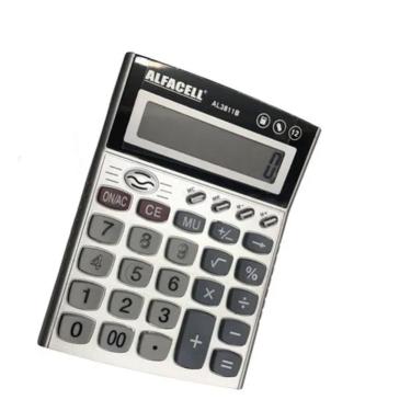 Imagem de Calculadora Eletrônica 12 Dígitos A Pilha